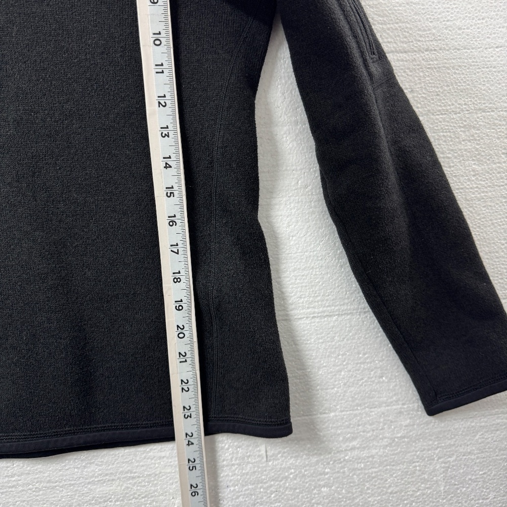 Patagonia Women Better Sweater 1/4-Zip Fleece Black Size M Warm Outdoor Pullover - Picture 6 of 8